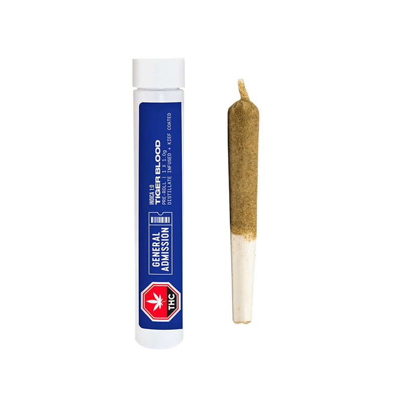 General Admission - Tiger Blood Distillate Infused Pre-Roll